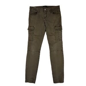 STS Blue Women's 28 Green Low Rise Slim Cargo Pants Grunge Urban Streetwear